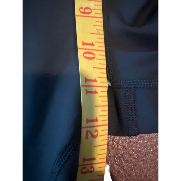 AERIE OFFLINE The Hugger Cropped Flare Slit Hem Legging Sz. Medium Black Lounge - Picture 7 of 9